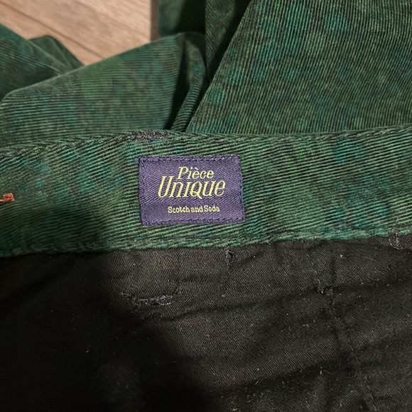 Scotch & Soda Green Patterned Corduroy Pants (30x34) - Picture 4 of 9